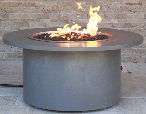 Round TessaRai 2pc Fire Table — Charcoal Color